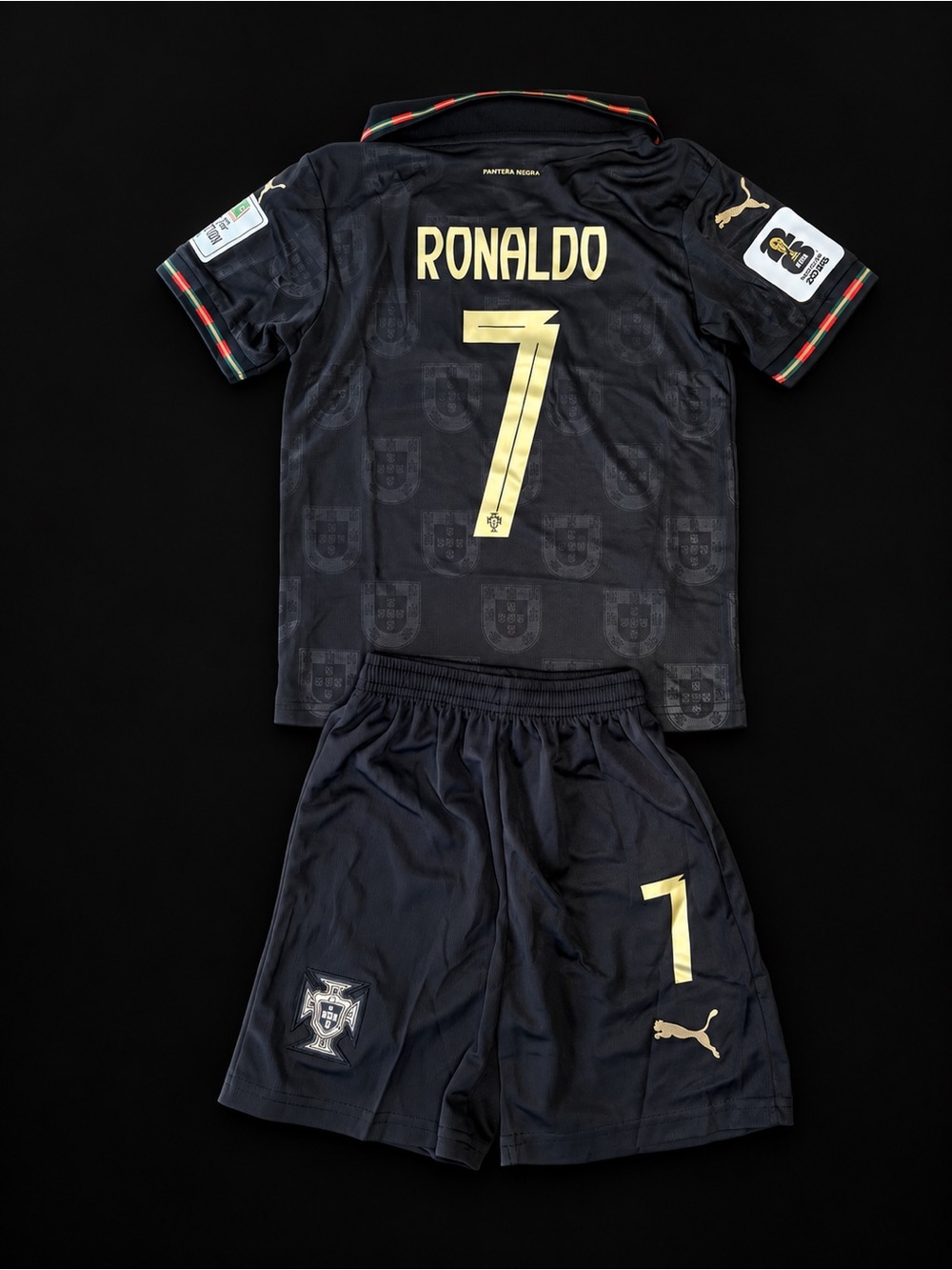 Cristiano Ronaldo #7 Portugal Puma Kids Jersey & Shorts Set